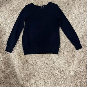GAP Midnight Navy Geometric Sweatshirt